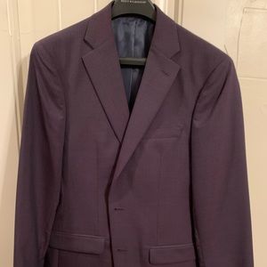 Men’s Sports Coat Red/Blue Burgundy Size 38R